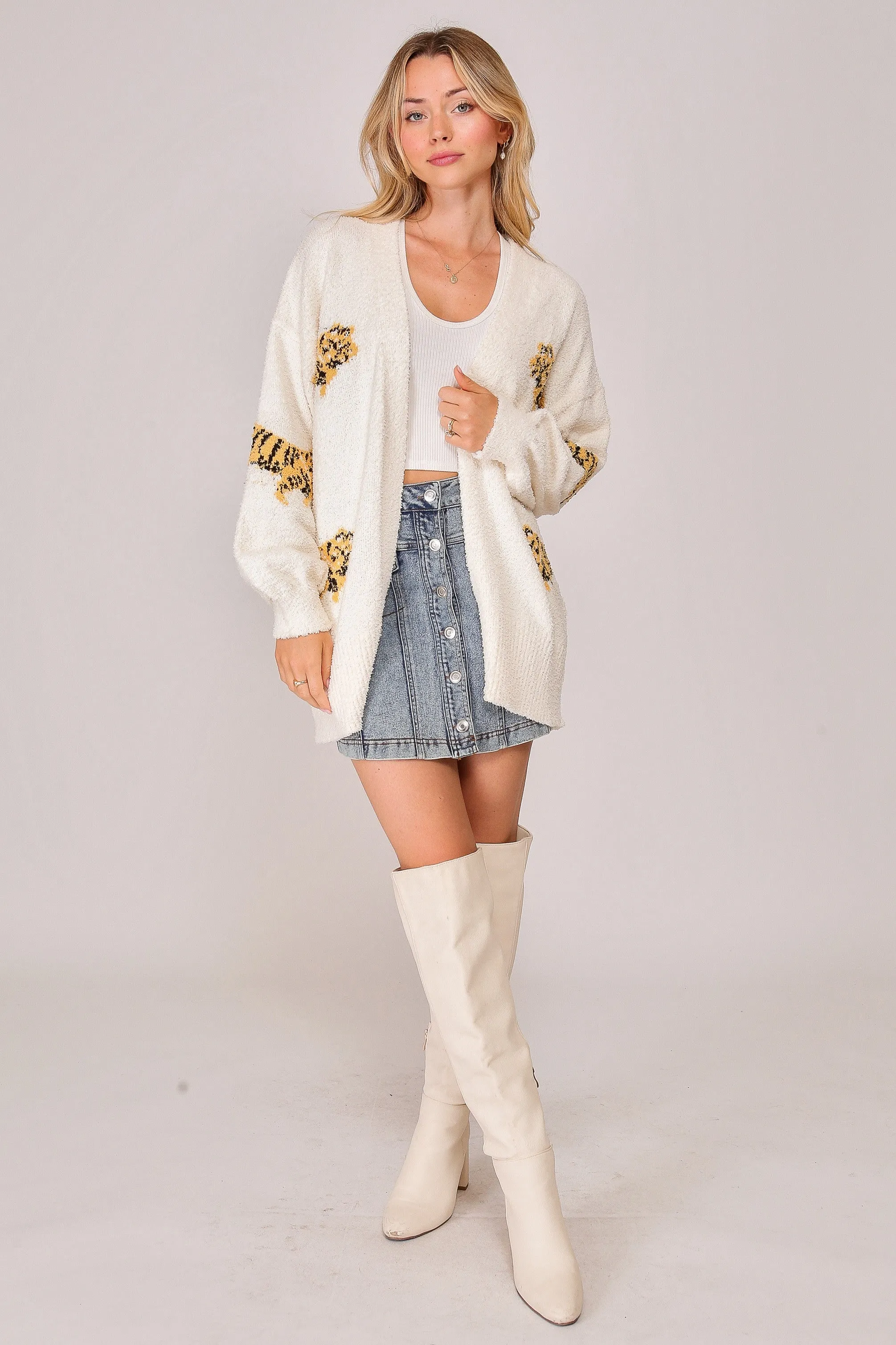 ONLINE EXCLUSIVE - Tiger Cardigan - Online Exclusive