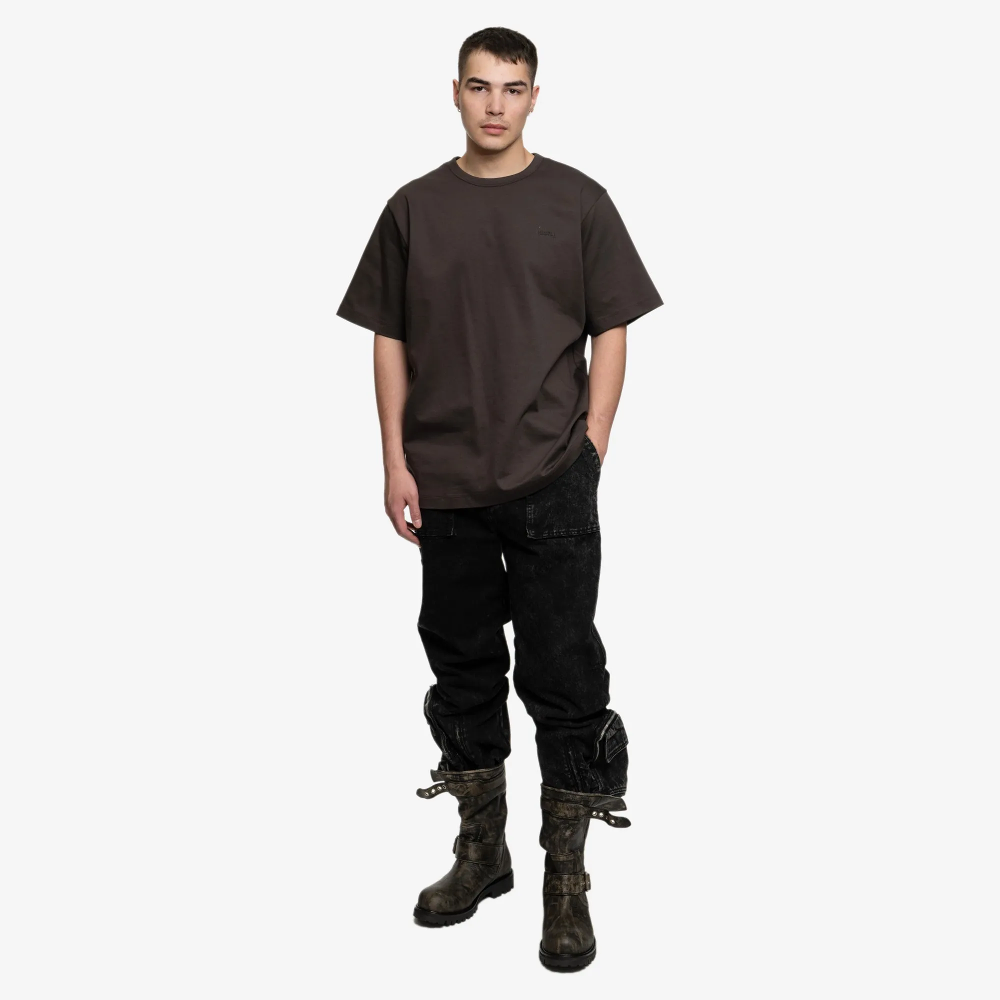Pocket Detailed Denim Pants