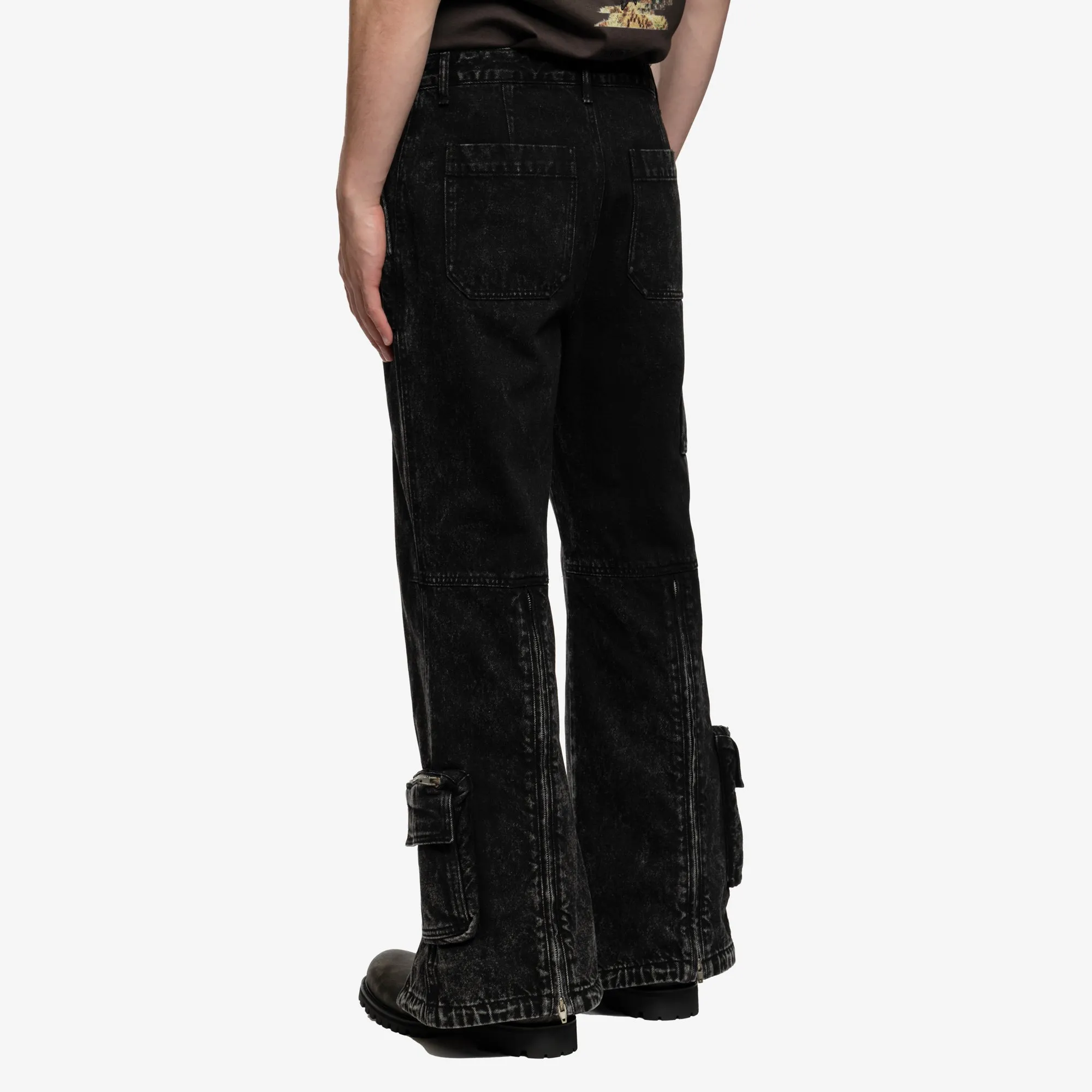 Pocket Detailed Denim Pants
