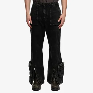 Pocket Detailed Denim Pants