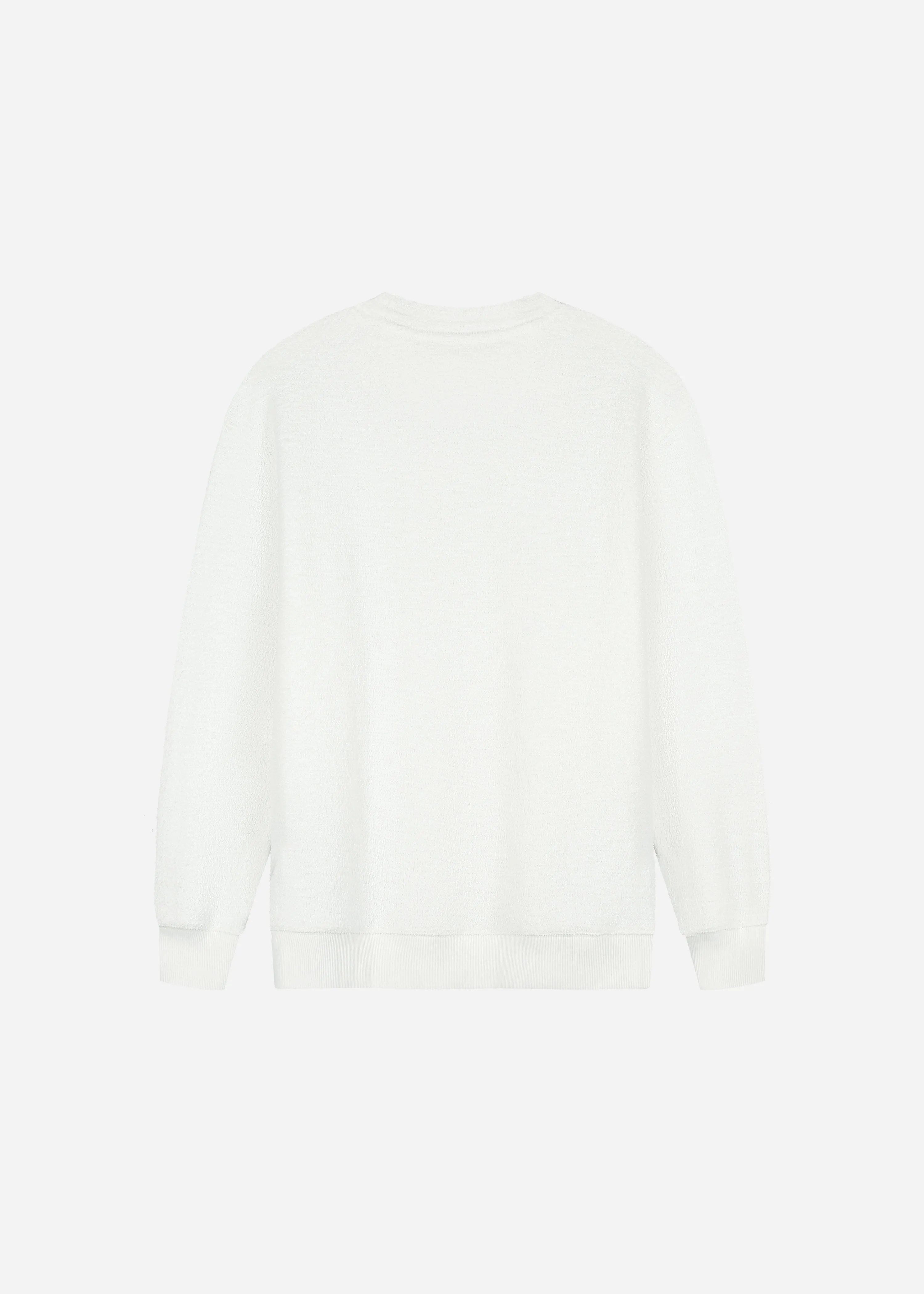 Premium Bouclé Crewneck - Ecru