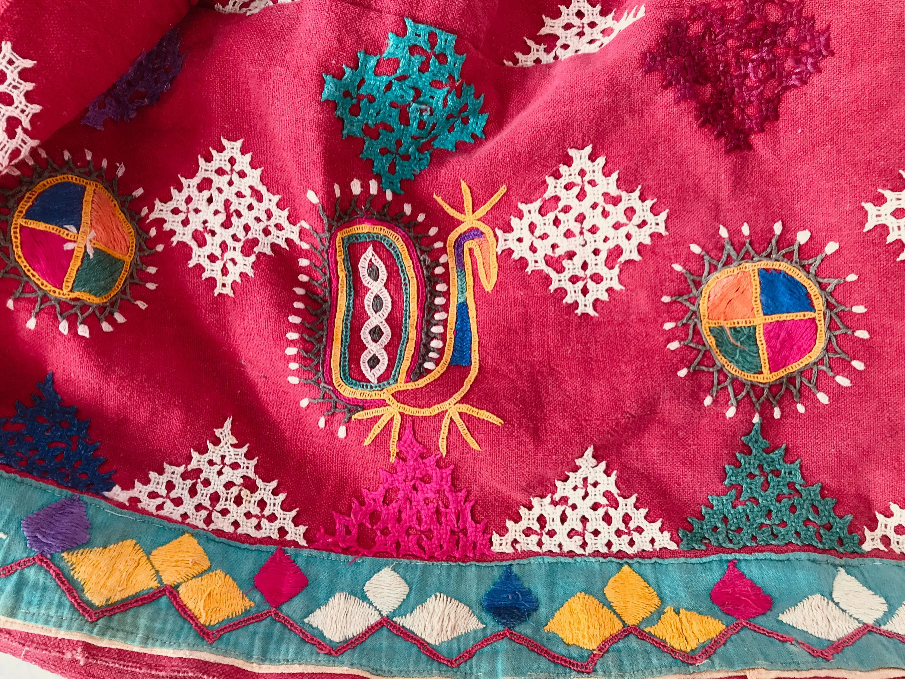 Rabari Embroidered Skirt. Vintage. Hand Embroidered.
