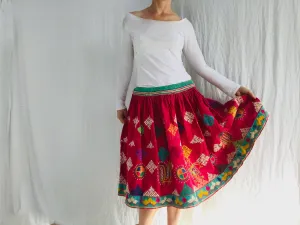 Rabari Embroidered Skirt. Vintage. Hand Embroidered.