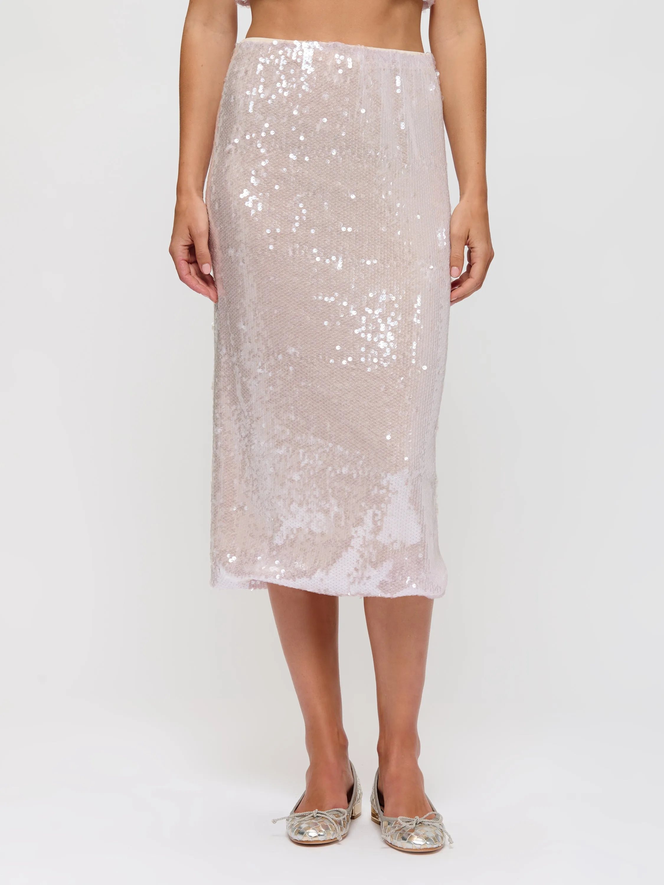 Sequin Pencil Skirt