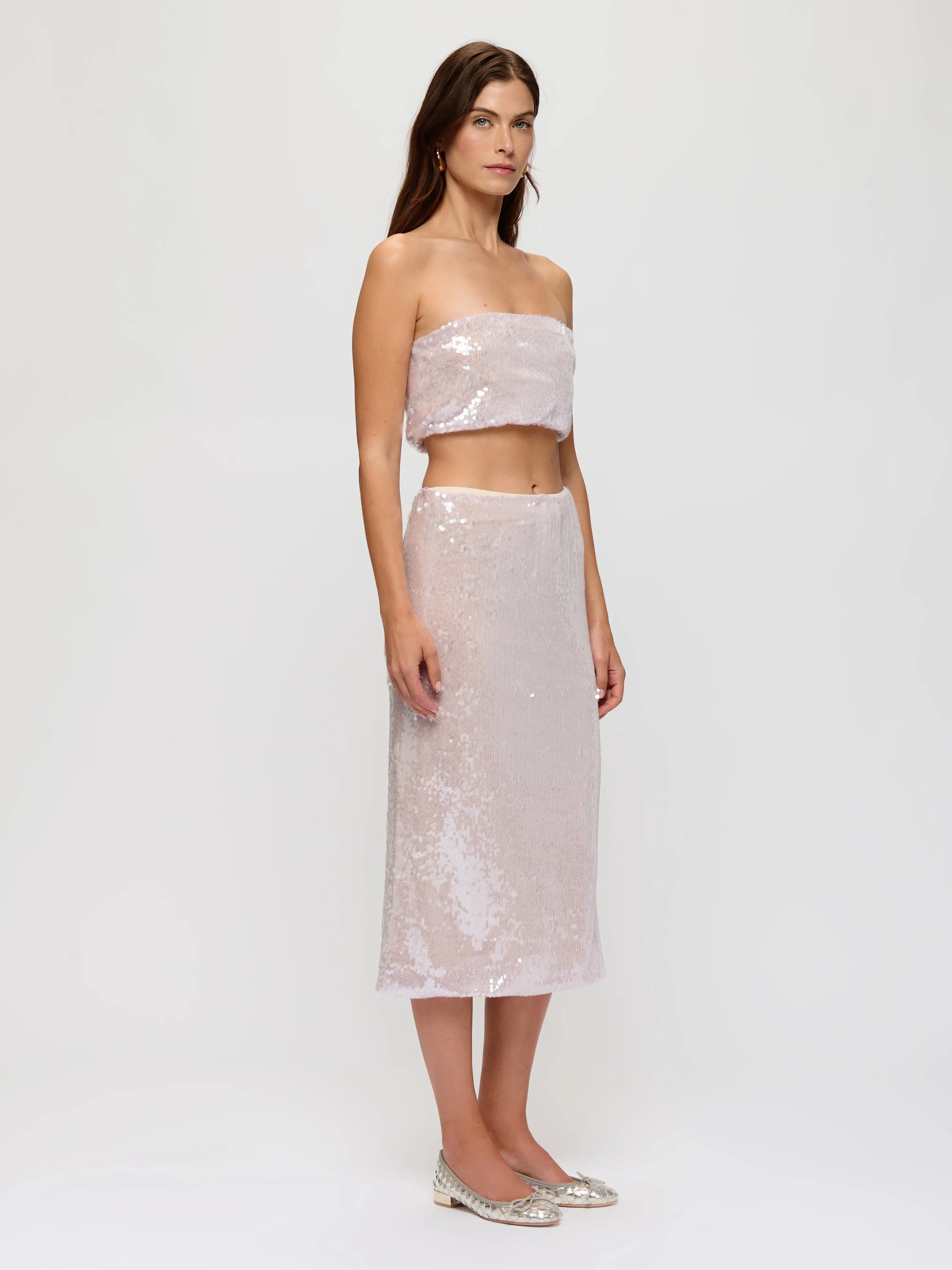Sequin Pencil Skirt