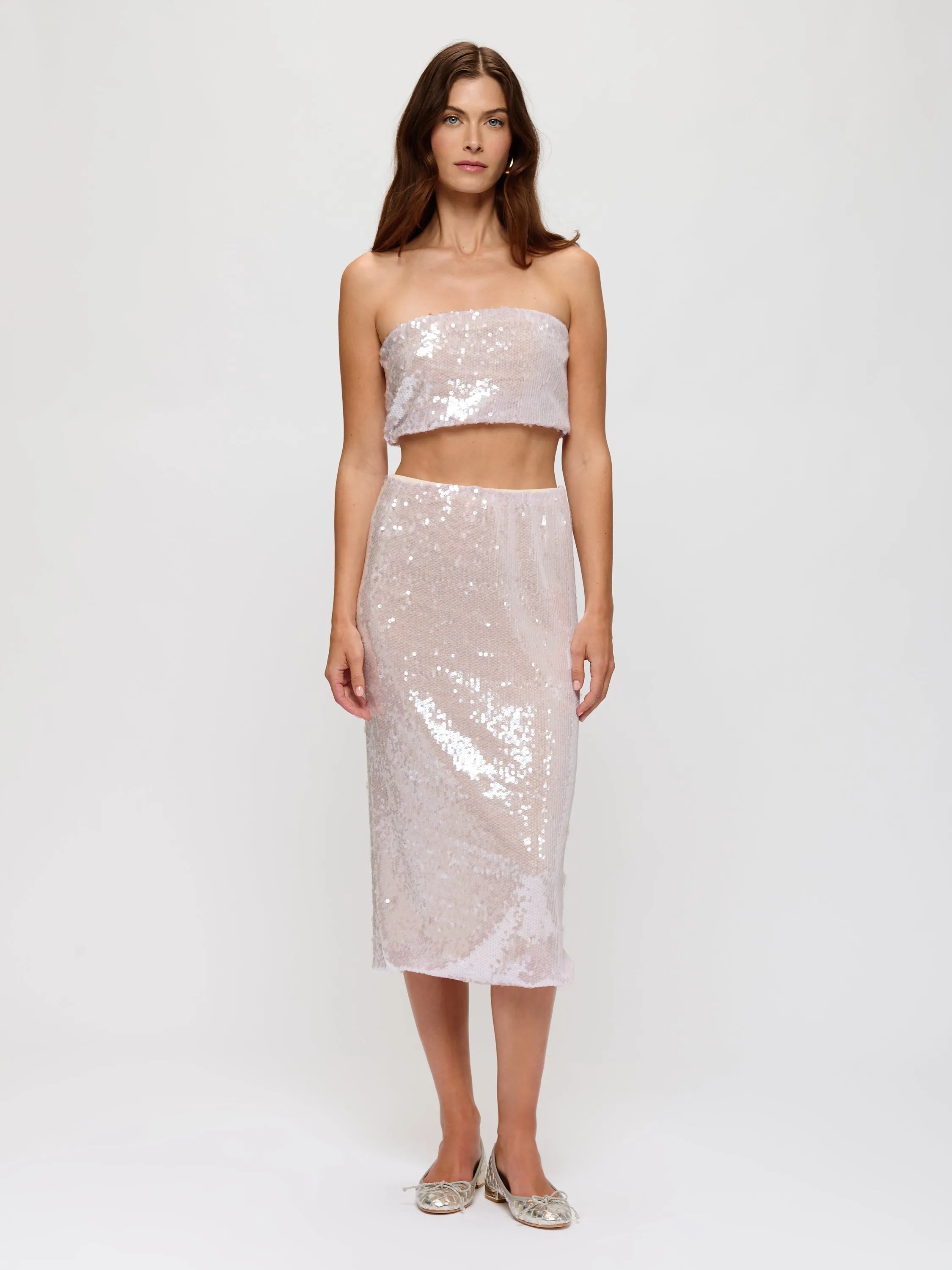 Sequin Pencil Skirt