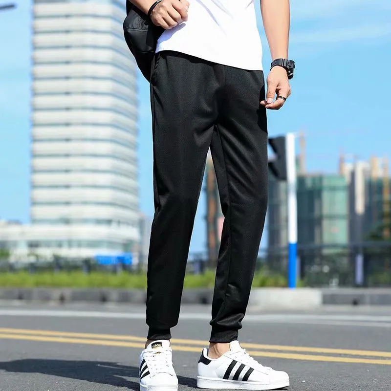 Solid Colored Slim-Fit Pants Sport Pants