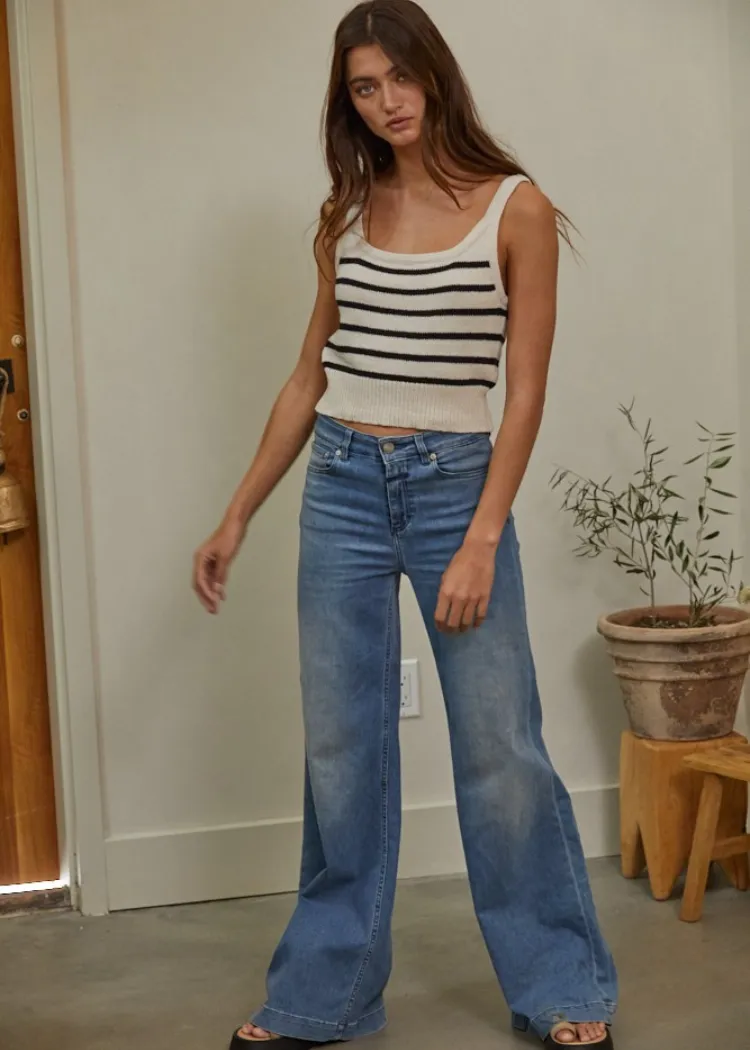 Stella Stripe Top Tank- ***FINAL SALE***