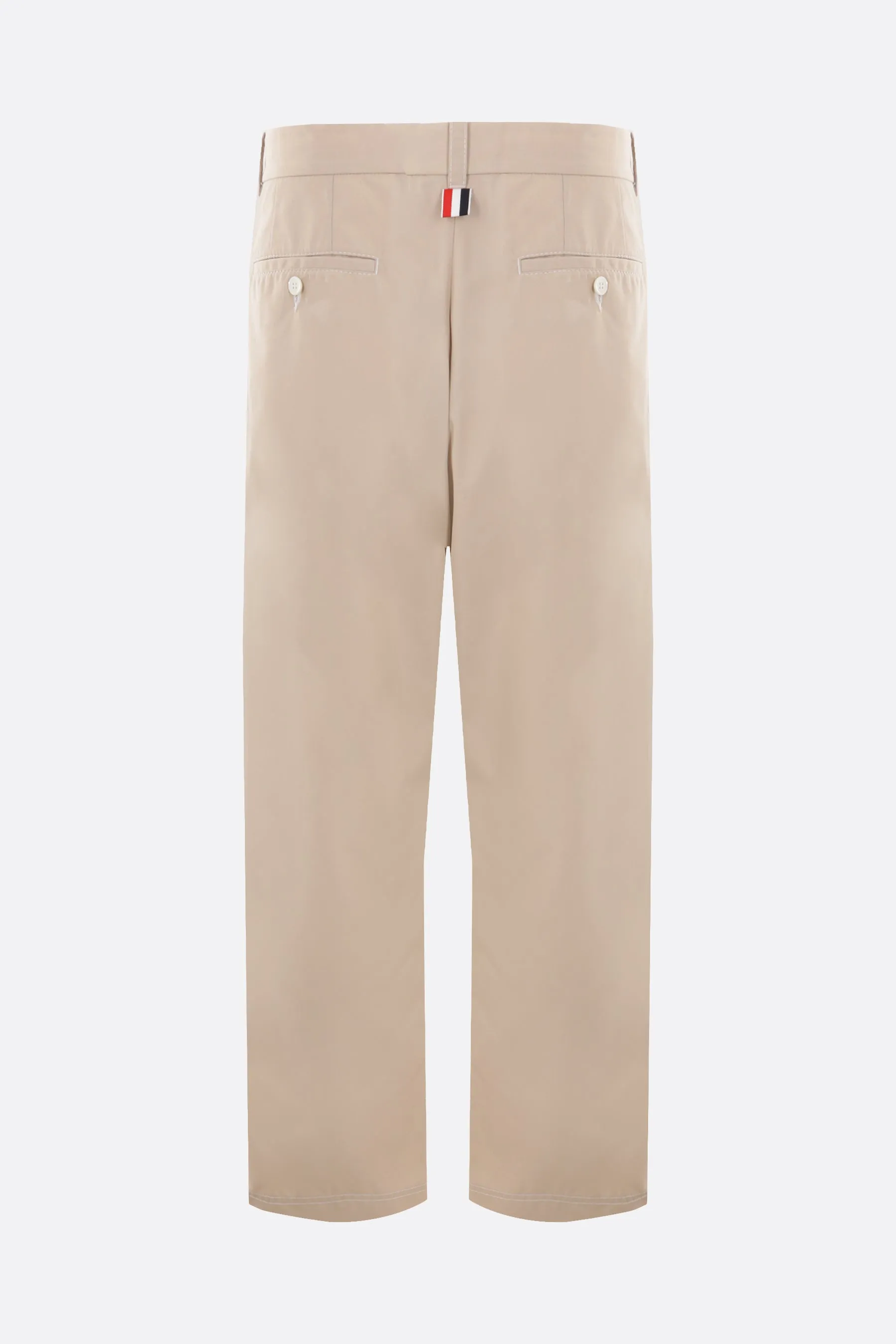 Straight-leg Twill Cotton-Blend Pants