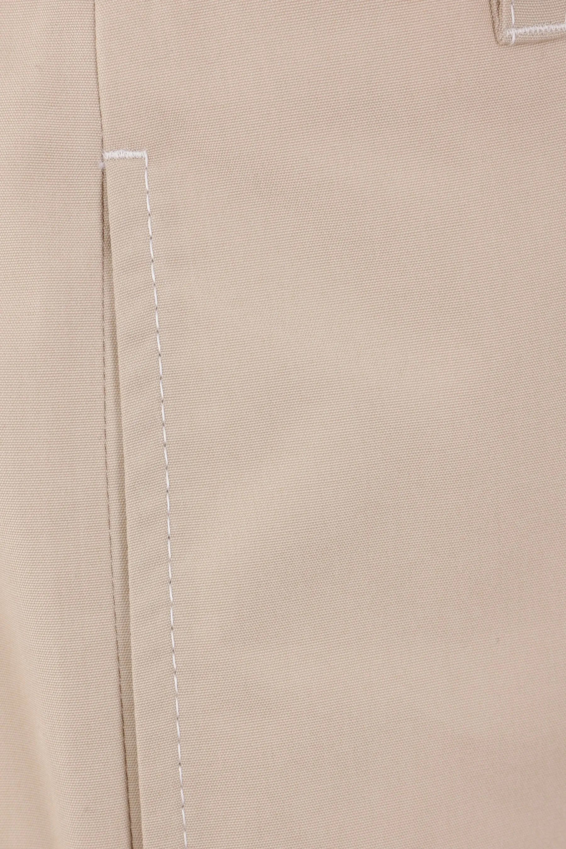 Straight-leg Twill Cotton-Blend Pants