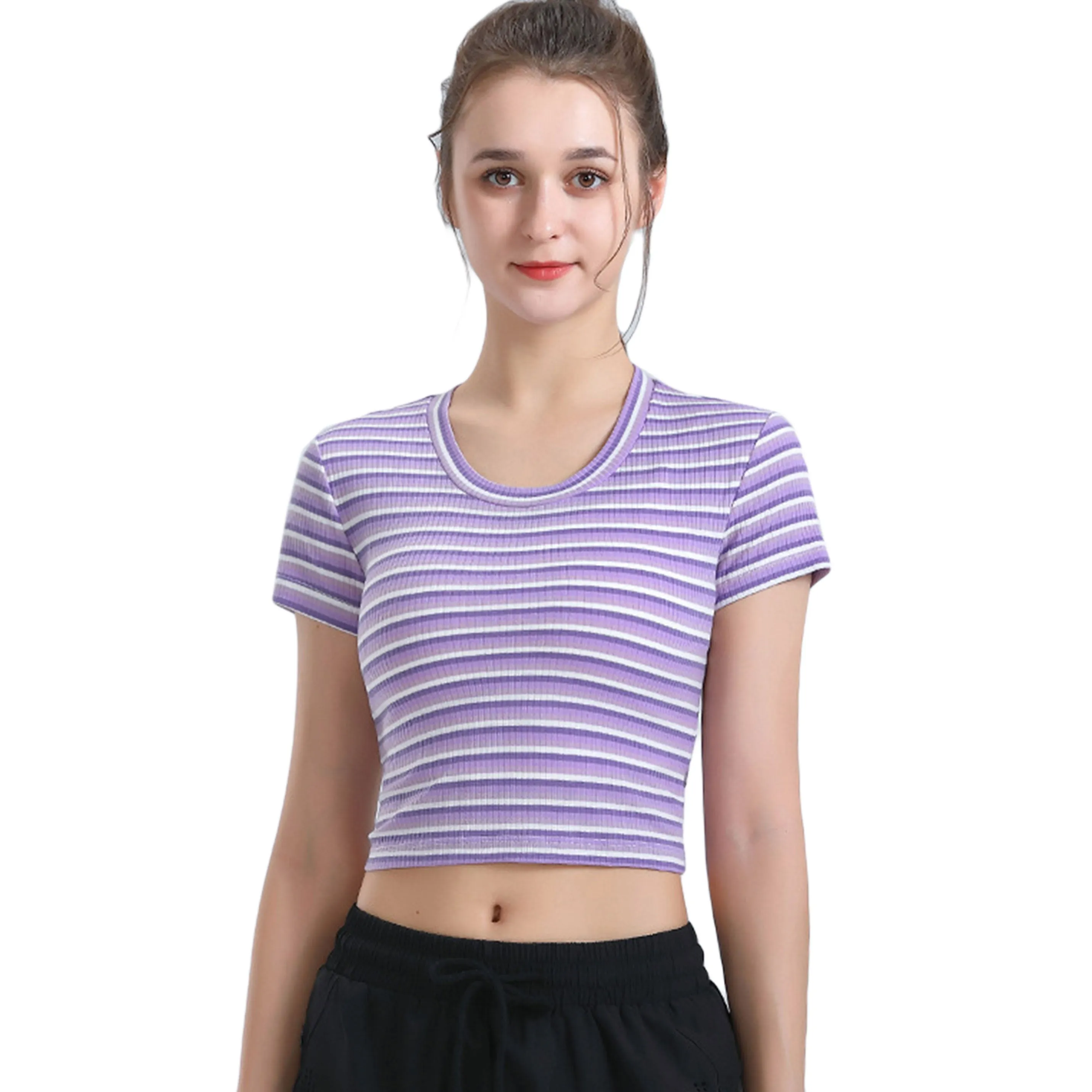 Striped Soft-Fit Top