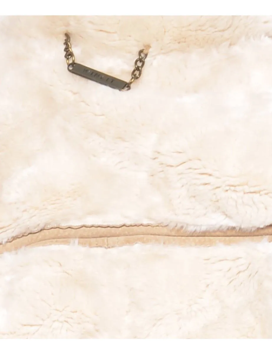 Suede Shearling Lining Coat - S
