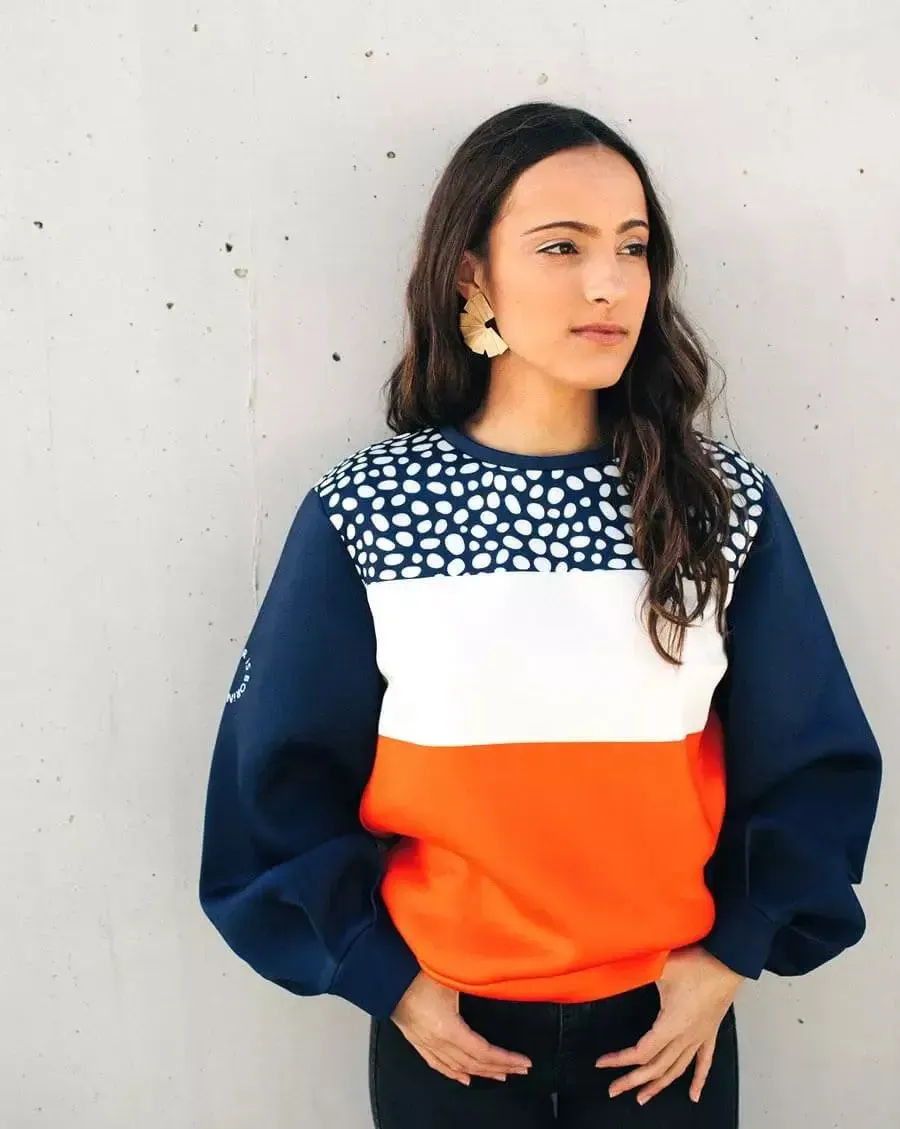 TRIGGERFISH RD BALLOON SLEEVE SWEATER