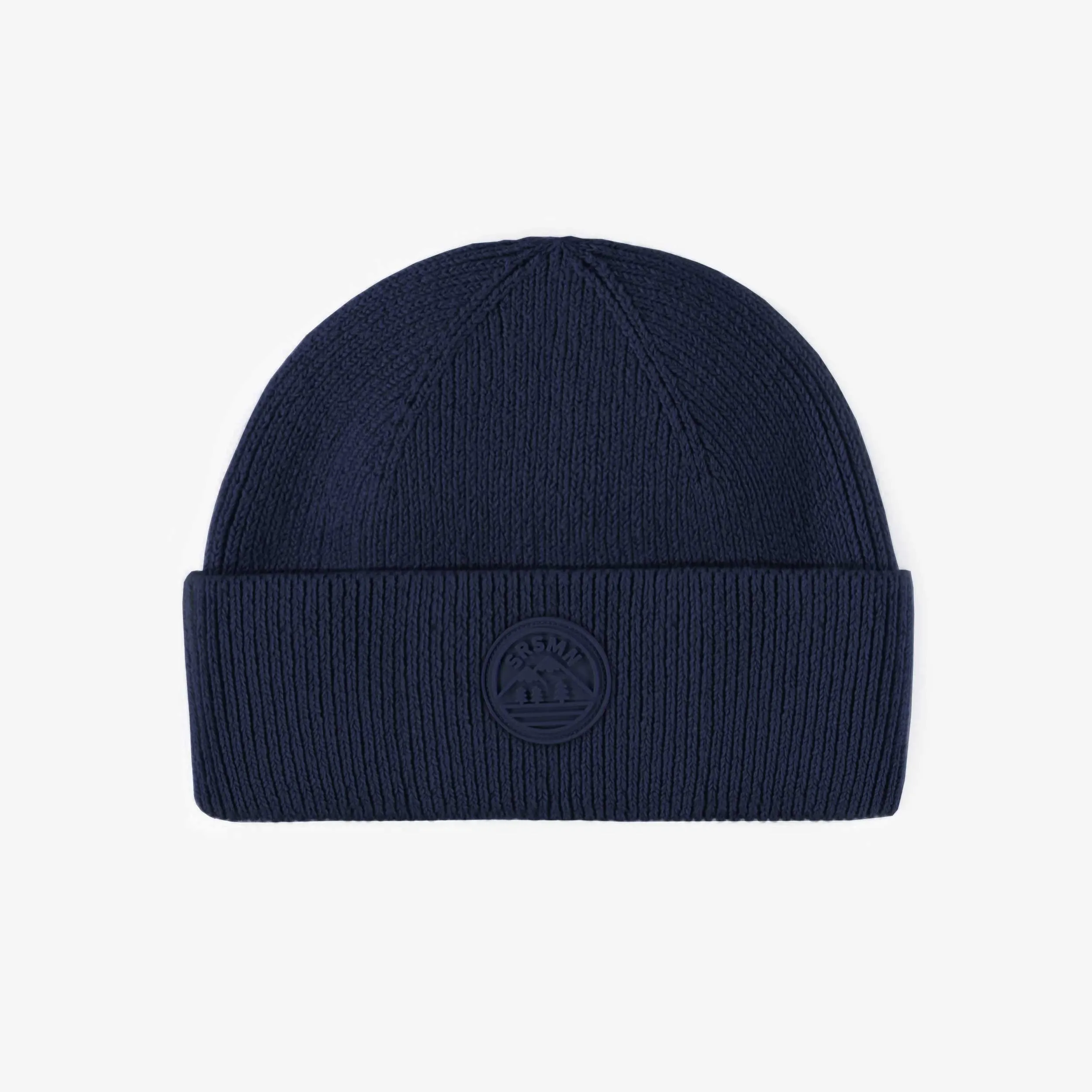 Tuque de maille marine, enfant  || Navy knitted toque, child