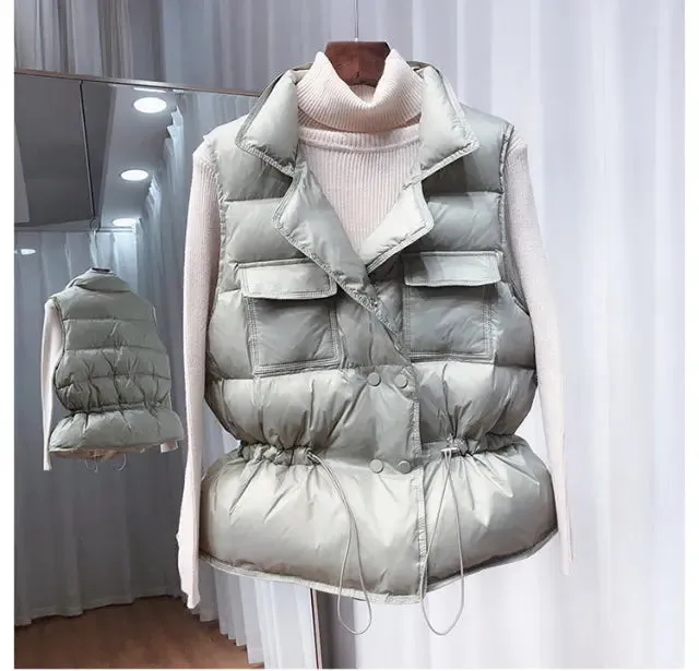 Warm Waistcoat Female Coat Sleeveless