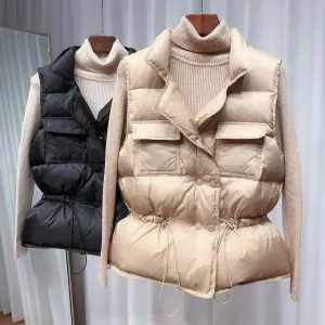 Warm Waistcoat Female Coat Sleeveless