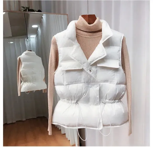 Warm Waistcoat Female Coat Sleeveless