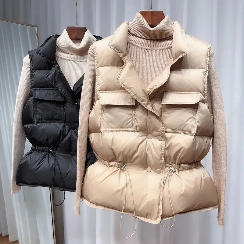 Warm Waistcoat Female Coat Sleeveless