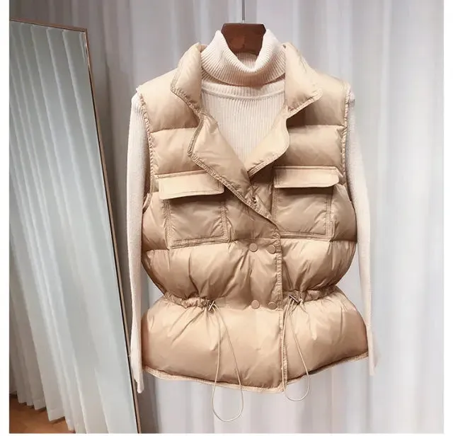 Warm Waistcoat Female Coat Sleeveless