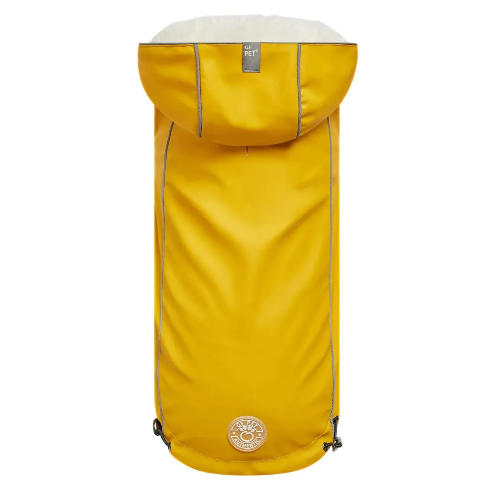Waterproof Insulated Dog Raincoat – Elasto-Fit with Warm Sherpa Lining