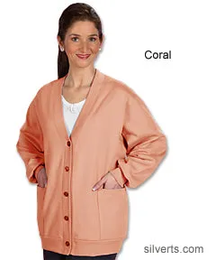 Women's Quality Fleece Cardigan