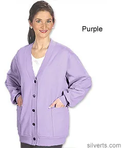Women's Quality Fleece Cardigan