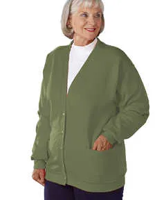 Women's Quality Fleece Cardigan